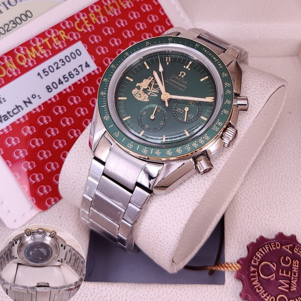 LUXURY  OMEGA SPEEDMASTER WITH ACTIVE CHRNOGRAPH VERY PREMIUM ROYAL WATCH | OMEGA SM CHRNO 1557793