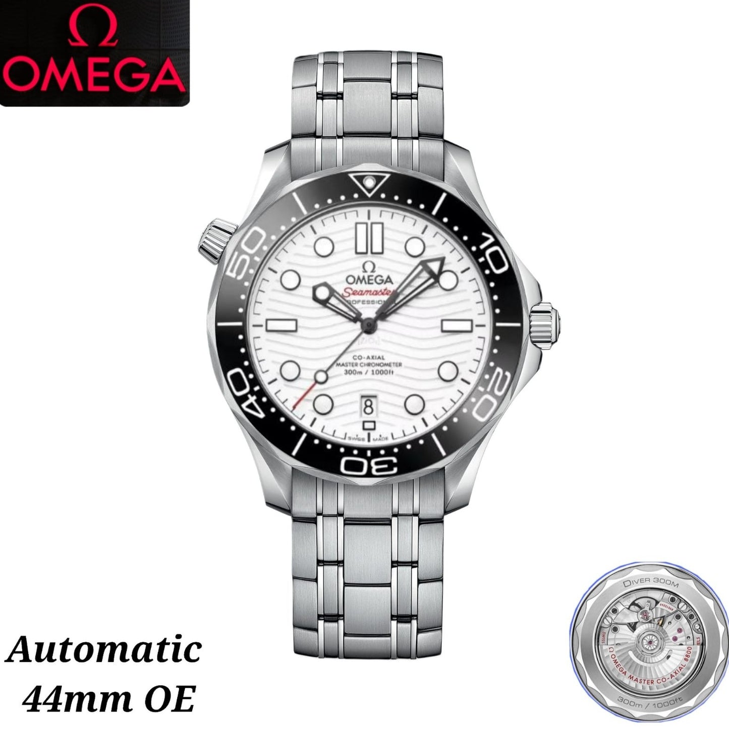 LUXURY  OMEGA SEAMASTER MASTER VERSION SWISS GRADE VERY DEMANDING WATCH NOW ONLY IN FAST FASHION OMAN | OMGA S M 19993131511