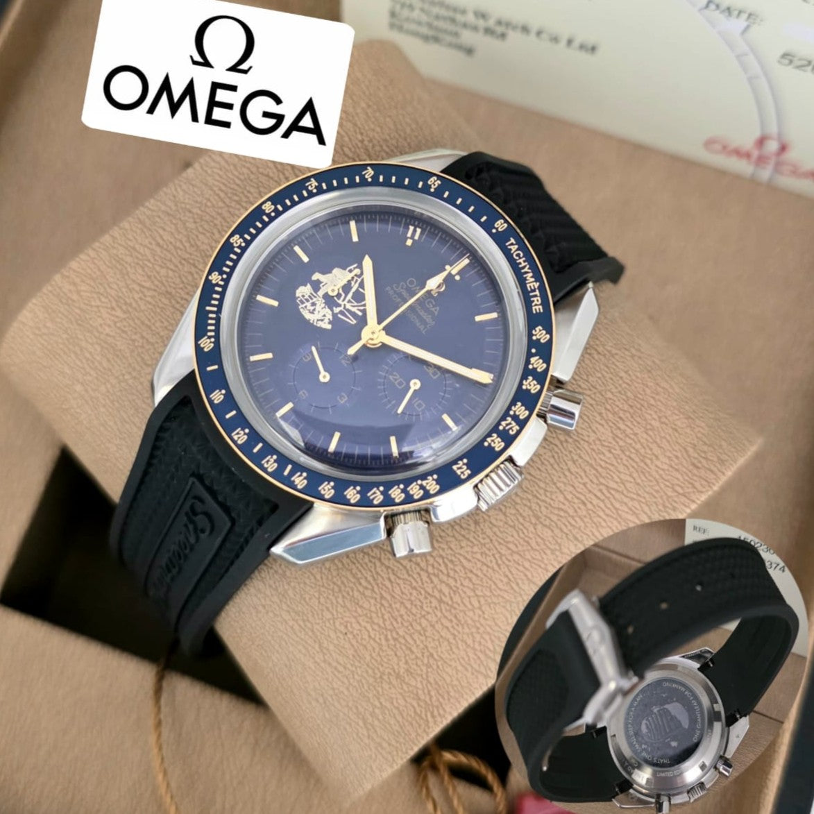 LUXURY  OMEGA SPEEDMASTER  VERY PREMIMUM WATCH FULL METAL CHRNOGRAPH  EXCLUSIVE ROYAL WATCH NOW ALLOVER IN OMAN  | OMEGA SPEEDMASTER 133359591