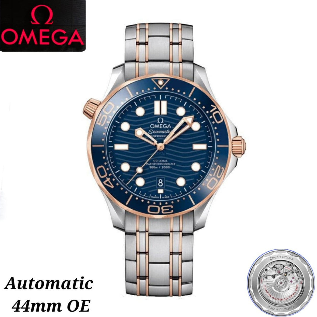 LUXURY  OMEGA SEAMASTER MASTER VERSION SWISS GRADE VERY DEMANDING WATCH NOW ONLY IN FAST FASHION OMAN | OMGA S M 19993131519