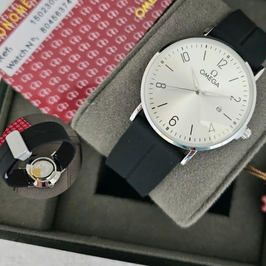 OMEGA RUBBER STRAP WATCH NEW DESIGN JUST ARRIVAL | OMEGA STRAP 555219