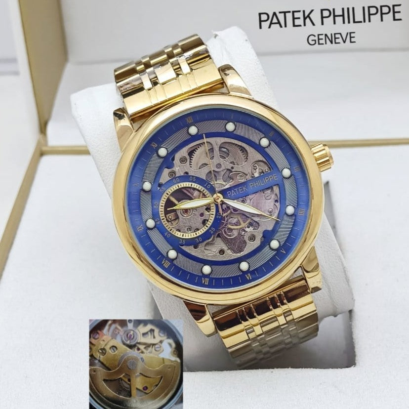 AUTOMATIC PATEK PHILIPPE WATCH STAINLESS STEEL BODY COLOUR GURANTEED  | PP MECHANICAL 1333917157