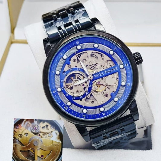 AUTOMATIC PATEK PHILIPPE WATCH STAINLESS STEEL BODY COLOUR GURANTEED  | PP MECHANICAL 1333917175