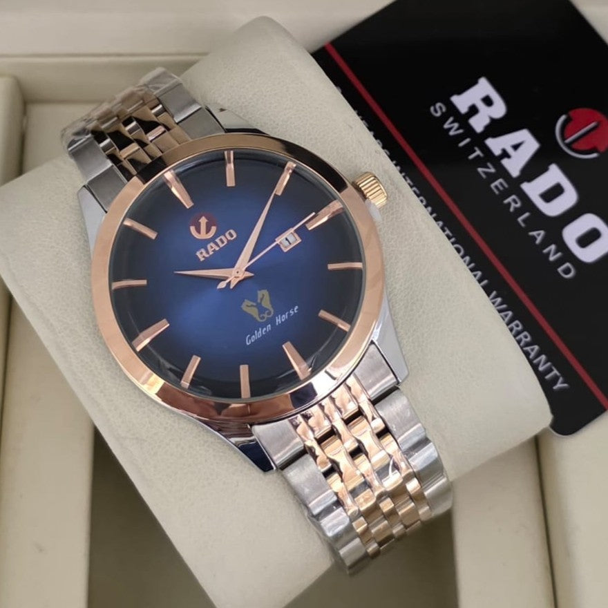 JUST ARRIVED RADO GOLDEN HORSE FULL METAL BODY 2 YEARS MACHINE WARRANTY HIGH PERFORMANCE NOW ALL OVER IN OMAN | RADO GOLDEN HORSE 199980