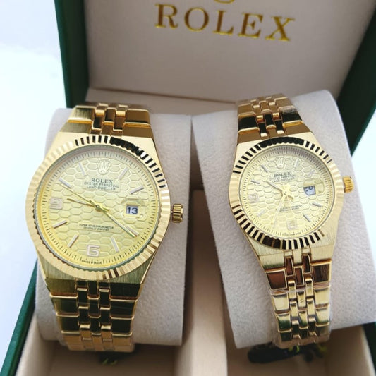 ROLEX COUPLE WATCH WITH BIG DISCOUNT WITH COUPLE ROLEX BOX| ROLEX COUPLE 1117540