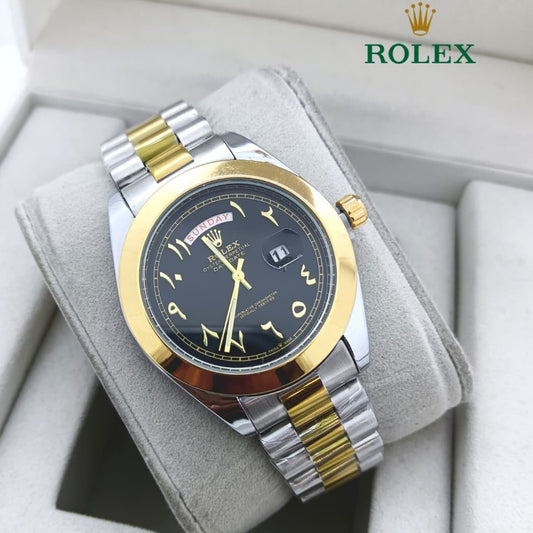 ROLEX DAY DATE WITH ARABIC DIAL STAINLESS STEEL VERY HIGH QUALITY NOW ALLOVER IN OMAN| ROLEX AD 155791341