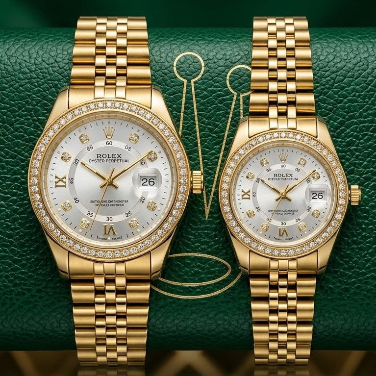 ROLEX COUPLE WATCH WITH BIG DISCOUNT WITH COUPLE ROLEX BOX| ROLEX COUPLE 1333757733