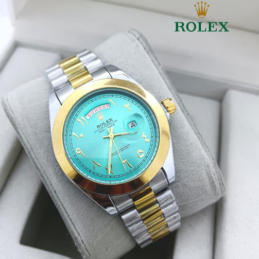 ROLEX DAY DATE WITH ARABIC DIAL STAINLESS STEEL VERY HIGH QUALITY NOW ALLOVER IN OMAN| ROLEX AD 155791343
