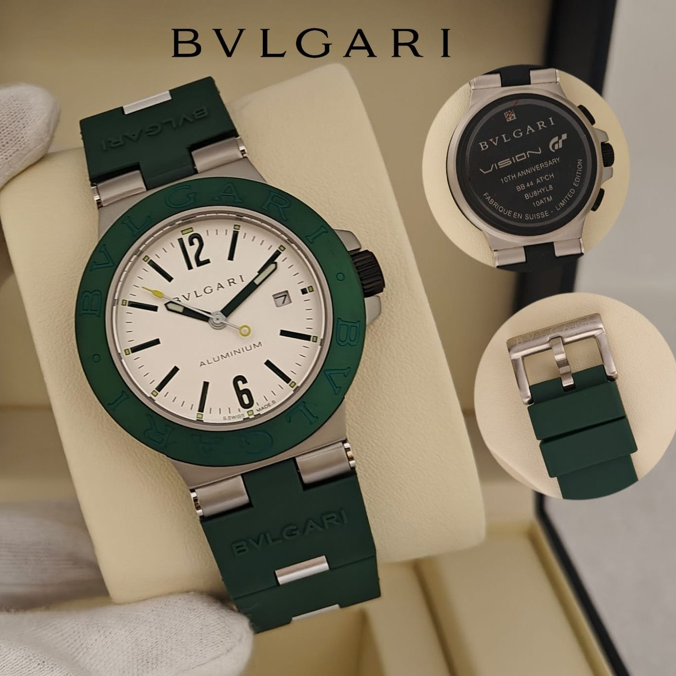 LUXURY BVLGARI ALUMINIUM WATCH SUPER EDITION  AUTOMATIC VERY EXCLUSIVE | BVLGARI SA 133379793