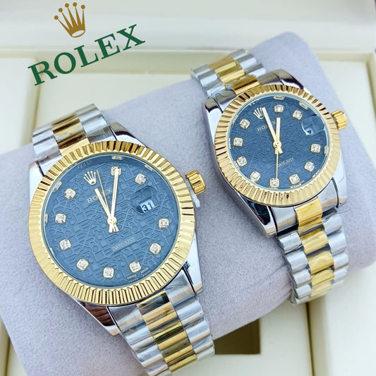 ROLEX COUPLE WATCH WITH BIG DISCOUNT WITH COUPLE ROLEX BOX| ROLEX COUPLE 78792