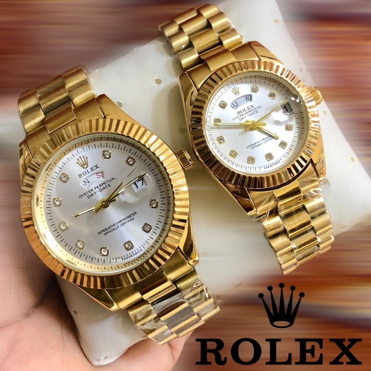 NEW ARRIVAL ROLEX COUPLE WATCH WITH HIGH QUALITY | ROLEX COUPLE 3211