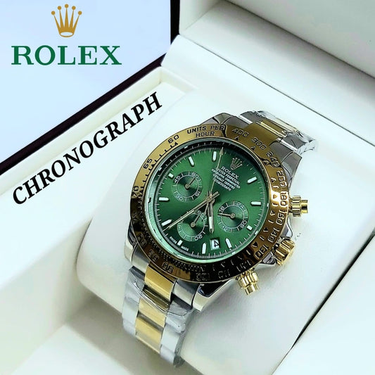 ROLEX DAYTONA NEW ARRIVAL FULL CHRNOGRAPH METAL BODY COLOUR GUARANTEED NOW AVAILABLE  ALLOVER IN  OMAN | ROLEX DAYTONA 197779791
