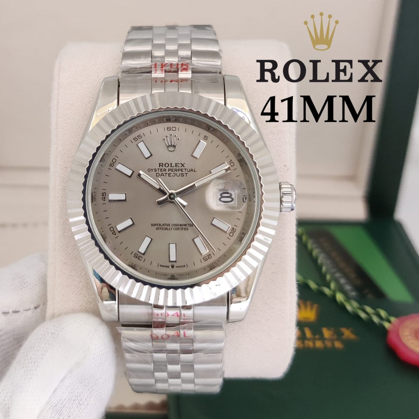 ROLEX OYESTER SS METAL BODY COLOUR GUARANTEE 5 YEARS HIGH PERFORMANCE | ROLEX METAL 15356
