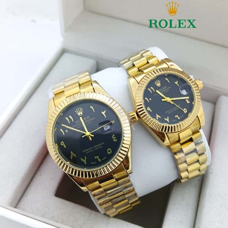 NEW SHIPMENT OF ROLEX COUPLE WATCH WITH ROLEX COUPLE BOX NOW STARTING  MEGA OFFER IN ALLOVER OMAN WITH FREE DELIVERY | ROLEX COUPLE WATCH 15533738