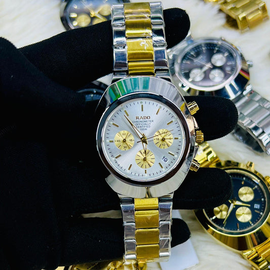 POPULAR RADO DIASTAR CHRNOGRAPH WITH 1 YEAR SERVICE WARRANTY NOW ALLOVER IN OMAN | RADO DC 155572