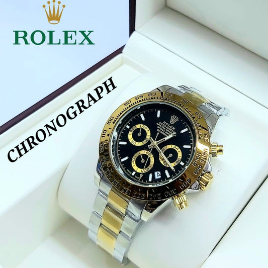 ROLEX DAYTONA NEW ARRIVAL FULL CHRNOGRAPH METAL BODY COLOUR GUARANTEED NOW AVAILABLE  ALLOVER IN  OMAN | ROLEX DAYTONA 197779792