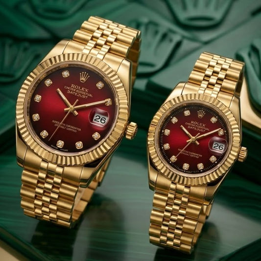 ROLEX COUPLE WATCH WITH BIG DISCOUNT WITH COUPLE ROLEX BOX| ROLEX COUPLE 1333757793