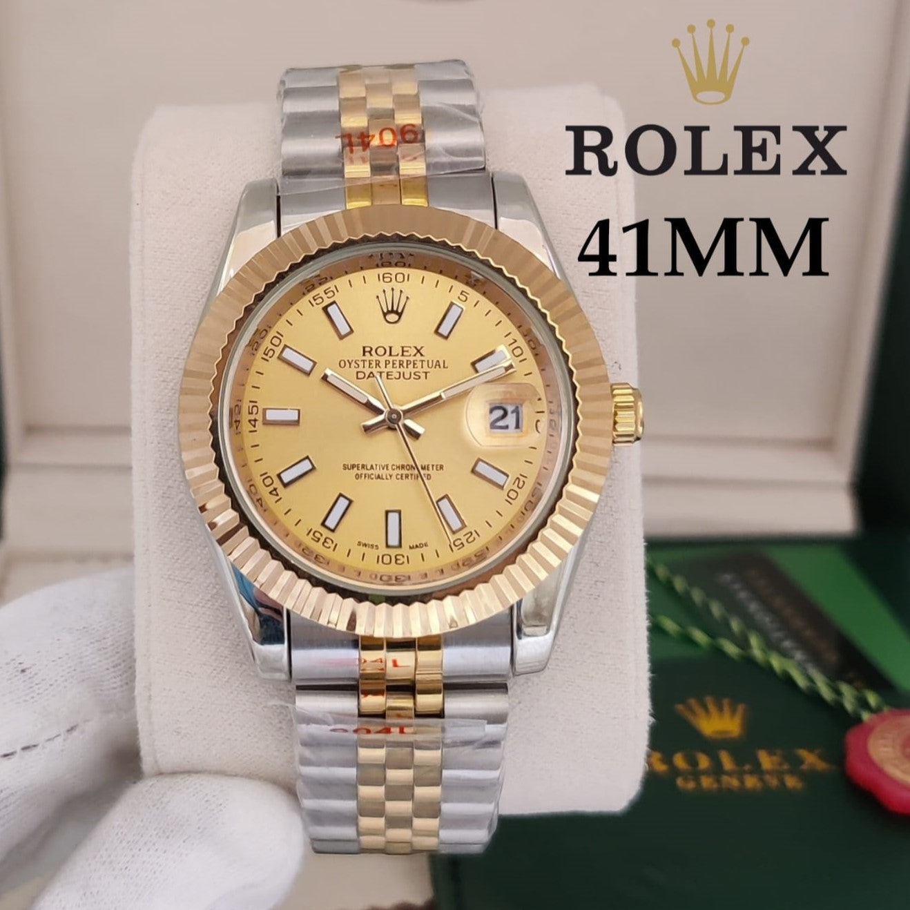 ROLEX OYESTER SS METAL BODY COLOUR GUARANTEE 5 YEARS HIGH PERFORMANCE | ROLEX METAL 15361
