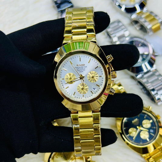 POPULAR RADO DIASTAR CHRNOGRAPH WITH 1 YEAR SERVICE WARRANTY NOW ALLOVER IN OMAN | RADO DC 155573