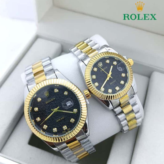 NEW SHIPMENT OF ROLEX COUPLE WATCH WITH ROLEX COUPLE BOX NOW STARTING  MEGA OFFER IN ALLOVER OMAN WITH FREE DELIVERY | ROLEX COUPLE WATCH 15533733
