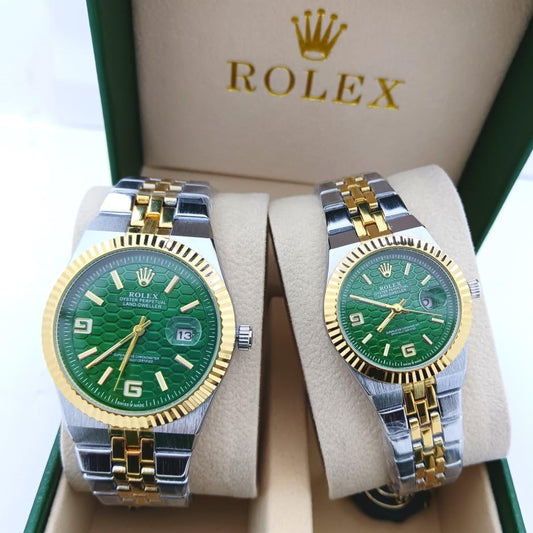 ROLEX COUPLE WATCH WITH BIG DISCOUNT WITH COUPLE ROLEX BOX| ROLEX COUPLE 1117533