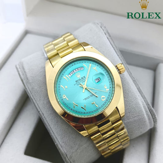 ROLEX DAY DATE WITH ARABIC DIAL STAINLESS STEEL VERY HIGH QUALITY NOW ALLOVER IN OMAN| ROLEX AD 155791333