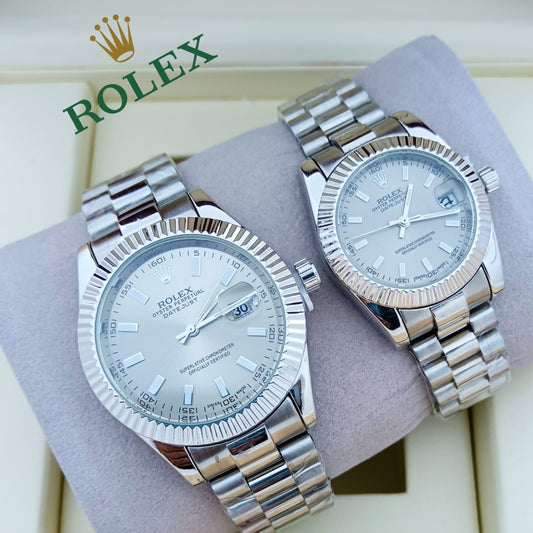 ROLEX COUPLE WATCH WITH BIG DISCOUNT WITH COUPLE ROLEX BOX| ROLEX COUPLE 78783