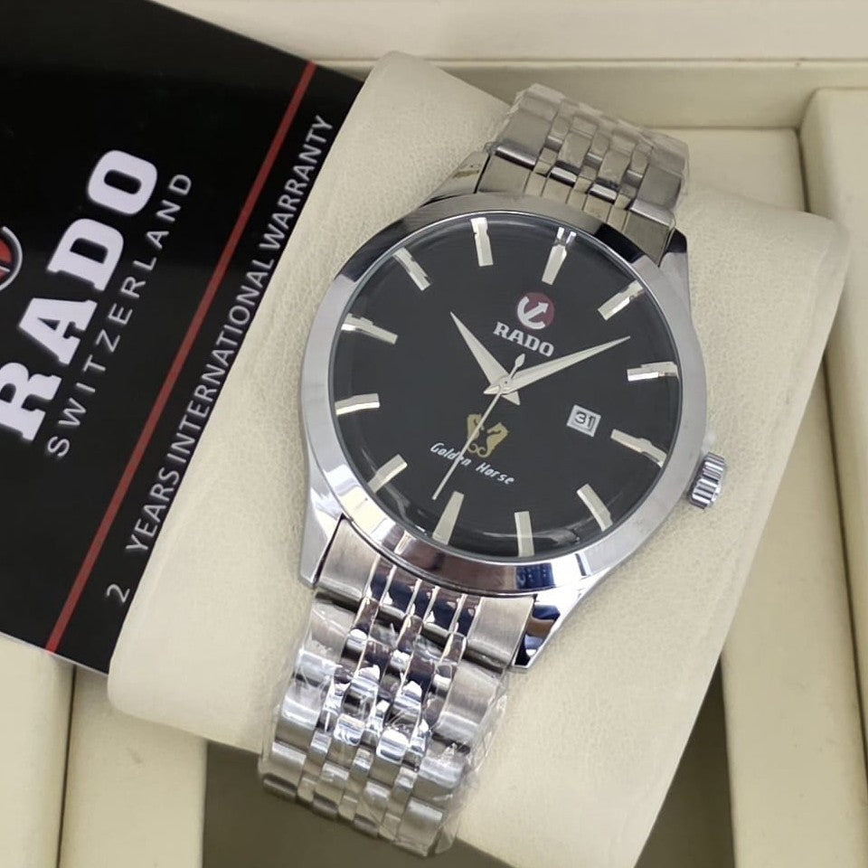 JUST ARRIVED RADO GOLDEN HORSE FULL METAL BODY 2 YEARS MACHINE WARRANTY HIGH PERFORMANCE NOW ALL OVER IN OMAN | RADO GOLDEN HORSE 199973