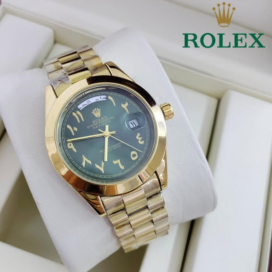 ROLEX DAY DATE WITH ARABIC DIAL STAINLESS STEEL VERY HIGH QUALITY NOW ALLOVER IN OMAN| ROLEX AD 155791334