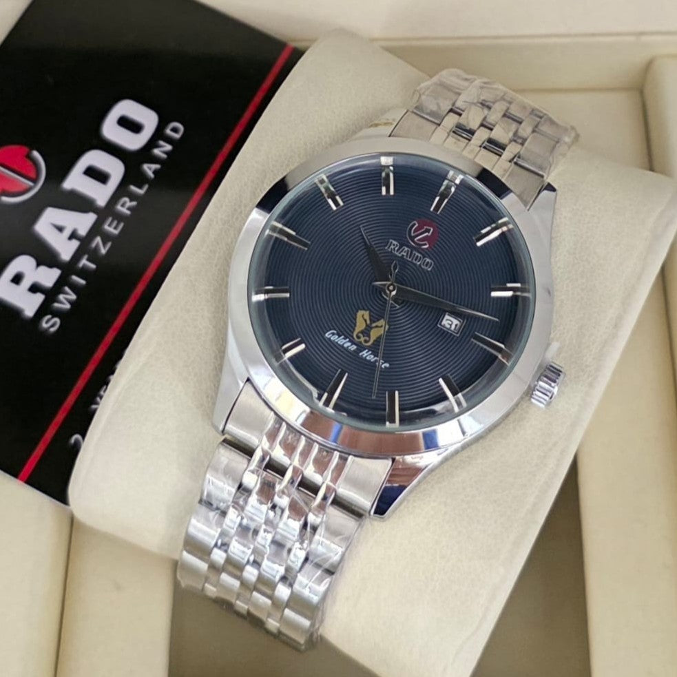 JUST ARRIVED RADO GOLDEN HORSE FULL METAL BODY 2 YEARS MACHINE WARRANTY HIGH PERFORMANCE NOW ALL OVER IN OMAN | RADO GOLDEN HORSE 199974