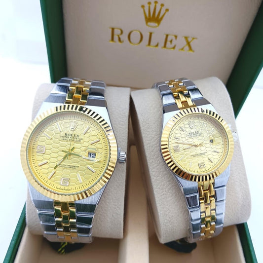 ROLEX COUPLE WATCH WITH BIG DISCOUNT WITH COUPLE ROLEX BOX| ROLEX COUPLE 1117535