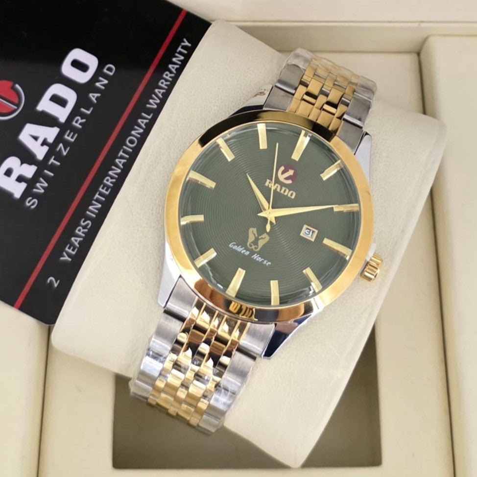 JUST ARRIVED RADO GOLDEN HORSE FULL METAL BODY 2 YEARS MACHINE WARRANTY HIGH PERFORMANCE NOW ALL OVER IN OMAN | RADO GOLDEN HORSE 199976