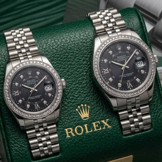 ROLEX COUPLE WATCH WITH BIG DISCOUNT WITH COUPLE ROLEX BOX| ROLEX COUPLE 1333757751