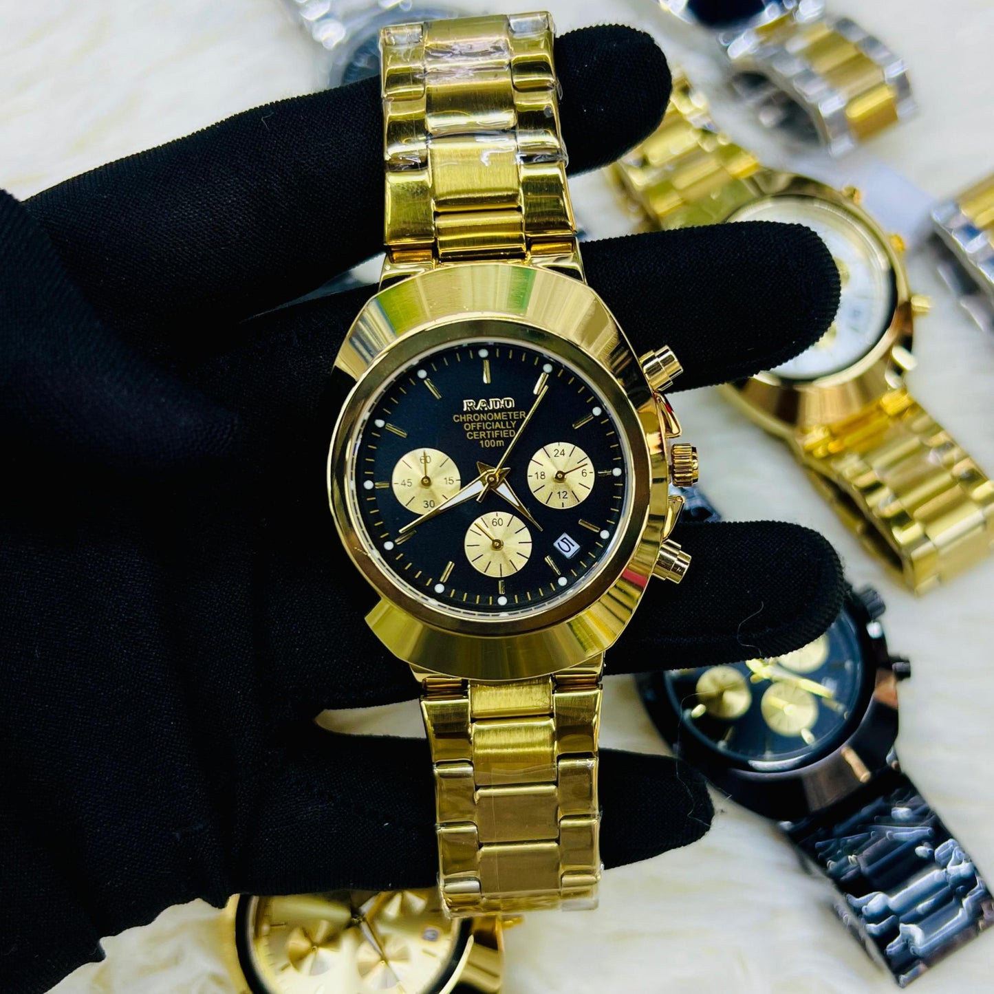 POPULAR RADO DIASTAR CHRNOGRAPH WITH 1 YEAR SERVICE WARRANTY NOW ALLOVER IN OMAN | RADO DC 155576