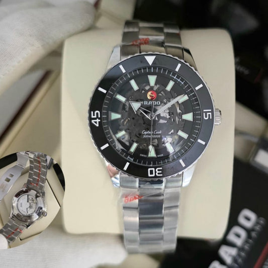 LUXURY RADO CAPTAIN COOK HIGHTECH CERAMIC AUTOMATIC ESCALATOR TOP DEMANDING WATCH NOW ALLOVER IN OMAN | RADO CAPTAIN AC S 155571777156
