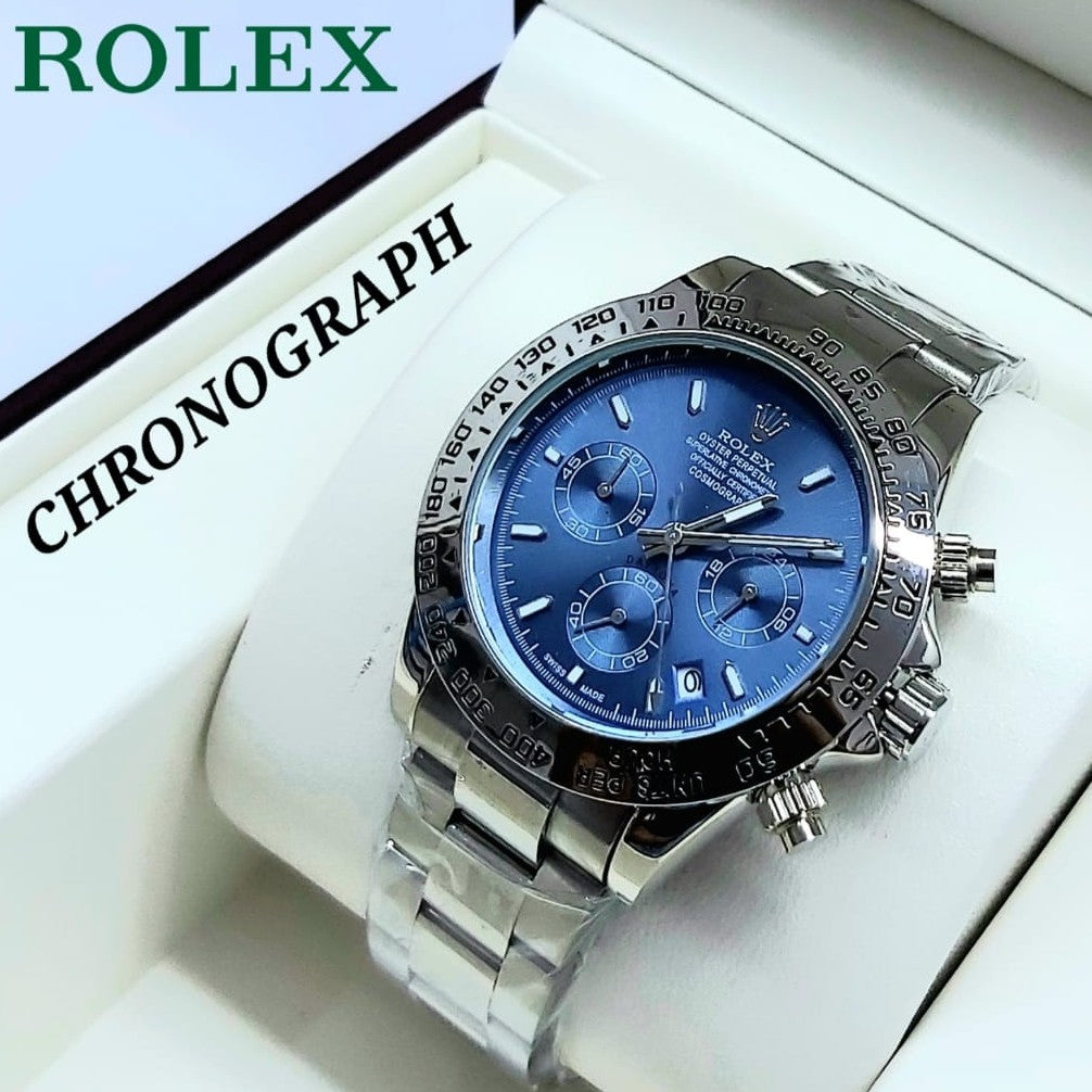 ROLEX DAYTONA NEW ARRIVAL FULL CHRNOGRAPH METAL BODY COLOUR GUARANTEED NOW AVAILABLE  ALLOVER IN  OMAN | ROLEX DAYTONA 197779797
