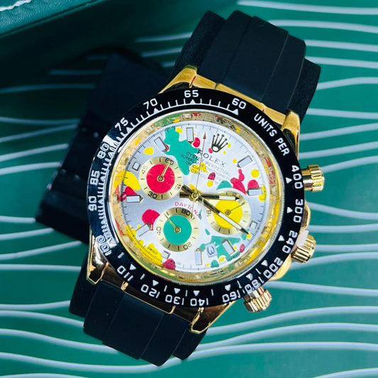 ROELX DAYTONA CHRNOGRAPH RUBBER STRAP VERY DEMANDING WATCH NOW ALLOVER IN OMAN | ROLEX DAYTONA 179971