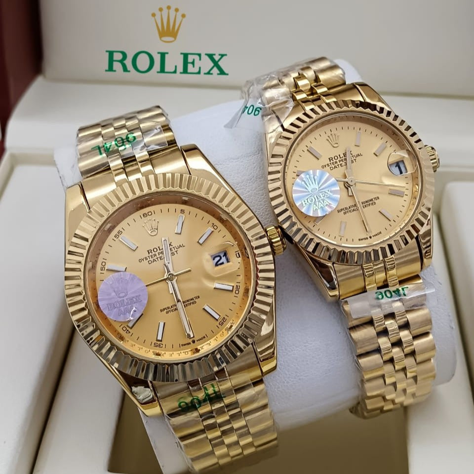 FOR THE VERY FIRST TIME ROLEX FIRST COPY COUPLE WATCH NATIONAL DAY OFFER PRICE BIG SALE | ROLEX COUPLE 13391977