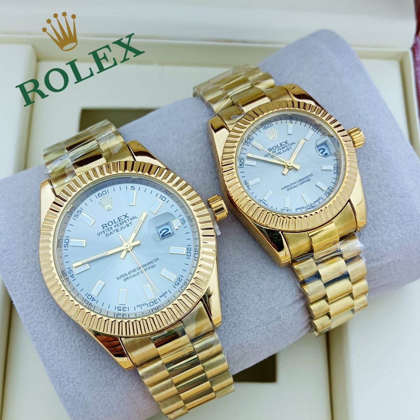 ROLEX COUPLE WATCH WITH BIG DISCOUNT WITH COUPLE ROLEX BOX| ROLEX COUPLE 78787