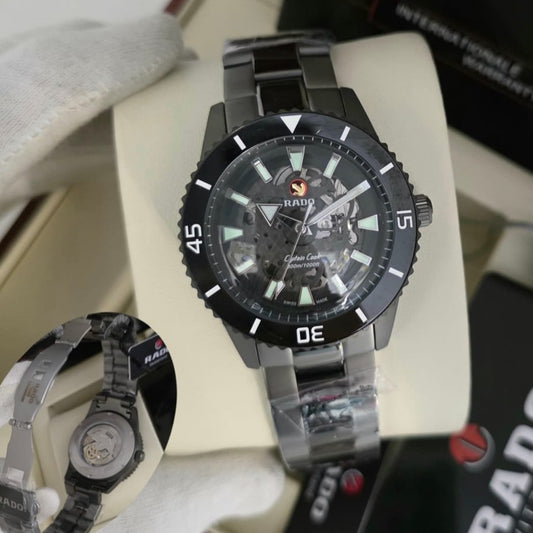 LUXURY RADO CAPTAIN COOK HIGHTECH CERAMIC AUTOMATIC ESCALATOR TOP DEMANDING WATCH NOW ALLOVER IN OMAN | RADO CAPTAIN AC S 155571777158