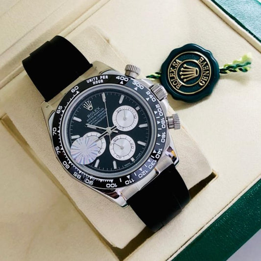 LUXURY ROLEX DAYTONA RUBBER STRAP MASTER WITH ORIGINAL ROLEX BIG BOX|ROLEX STRAP 135538