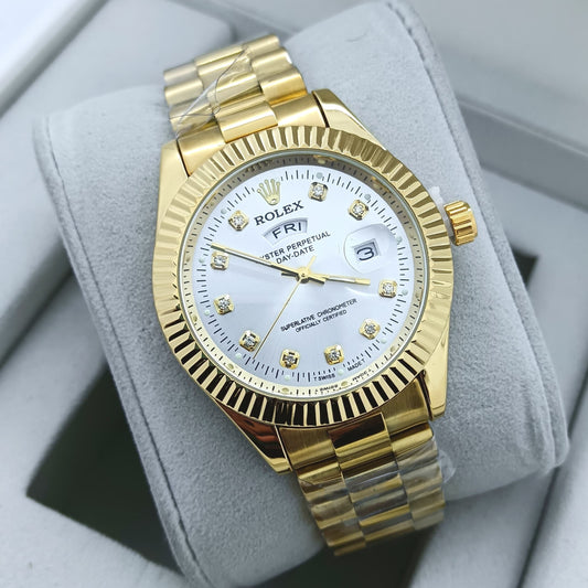 ROLEX OYSTER MENS WATCH WITH 1 YEAR SERVICE WARRANTY VERY HIGH QUALITY| ROLEX 321099
