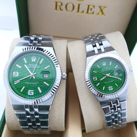 ROLEX COUPLE WATCH WITH BIG DISCOUNT WITH COUPLE ROLEX BOX| ROLEX COUPLE 1117538