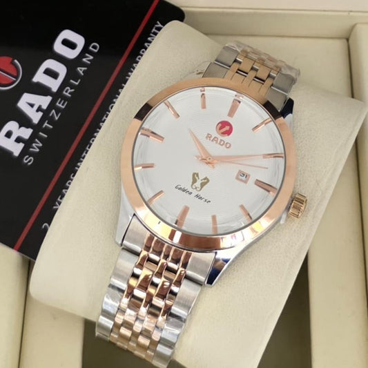 JUST ARRIVED RADO GOLDEN HORSE FULL METAL BODY 2 YEARS MACHINE WARRANTY HIGH PERFORMANCE NOW ALL OVER IN OMAN | RADO GOLDEN HORSE 199979