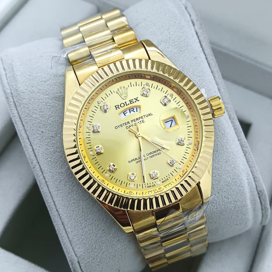 ROLEX OYSTER MENS WATCH WITH 1 YEAR SERVICE WARRANTY VERY HIGH QUALITY| ROLEX 321098