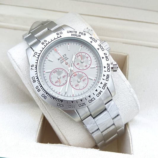 ROLEX OYESTER CHRNOGRAPH WATCH STAINLESS STEEL FIRST COPY SUPER LOOK | ROLEX CHRNOGRAPH 15533