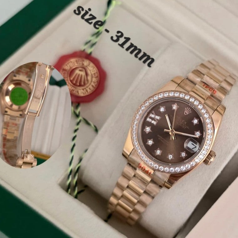 LUXURY LADIES ROLEX WATCH FULL AUTOMATIC VERY PREMIUM EXCELLENT PERFORMANCE | ROLEX QUEEN 1933911