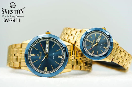 SVESTON COUPLE  Watches originated in the United Arab Emirates (UAE)| SVESTON COUPLE WATCH 2354