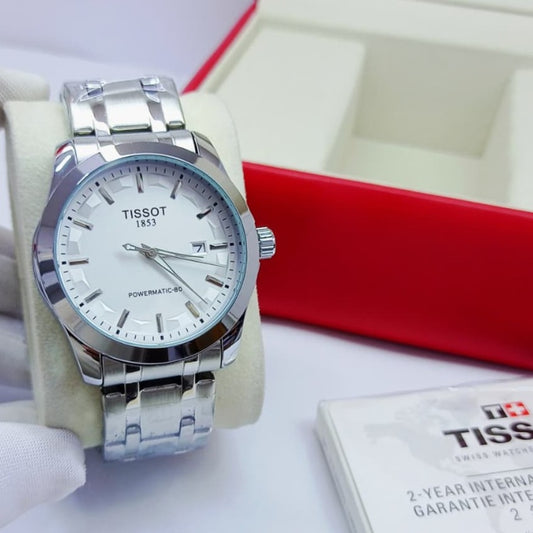 TISSOT CLASSIC WATCH VERY HIGH QUALITY STAINLESS STEEL COLOUR GUARANTEED VERY PREMIUM SIGMENT NOW ALL HERE OMAN | TISSOT SS 1399760