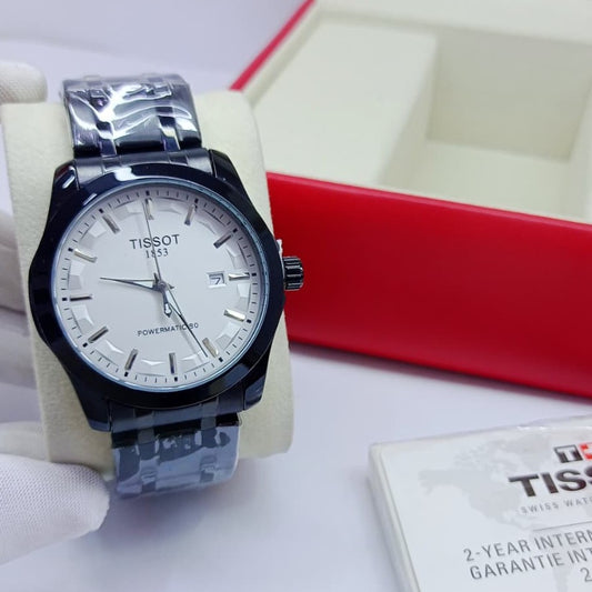 TISSOT CLASSIC WATCH VERY HIGH QUALITY STAINLESS STEEL COLOUR GUARANTEED VERY PREMIUM SIGMENT NOW ALL HERE OMAN | TISSOT SS 1399761